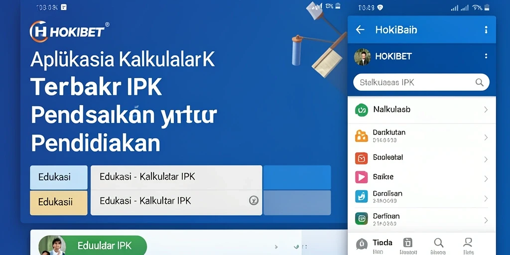 Tampilan antarmuka HOKIBET saat menghitung IPK dengan mudah.