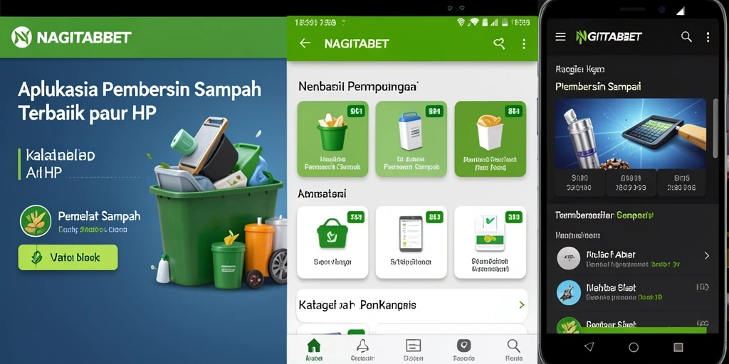 Tampilan antarmuka aplikasi NAGITABET yang sederhana dan fungsional.
