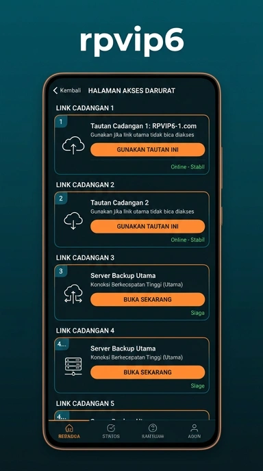 Tampilan link alternatif rpvip6