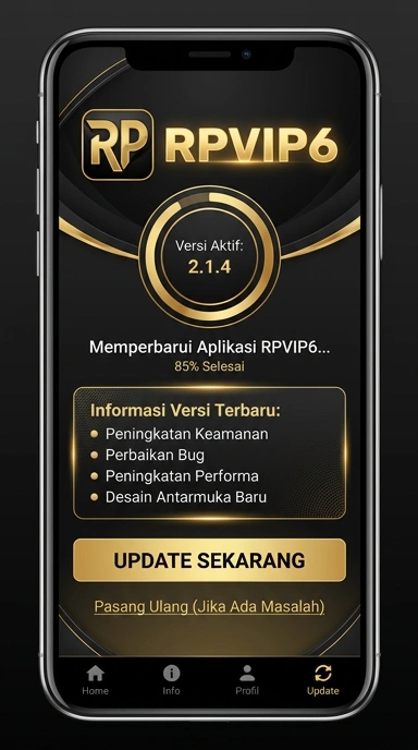 Tampilan riwayat versi rpvip6
